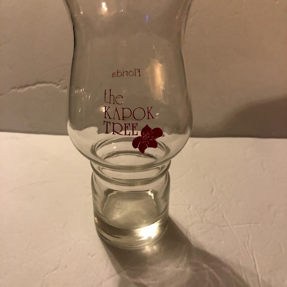 Vintage the Kapok Tree Inn Clearwater Florida Restaurant Souvenir Tall Glass - Picture 7 of 7